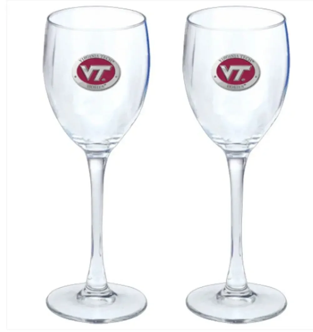 Virginia Tech University Vt Logo Goblets (Set Of 2)
